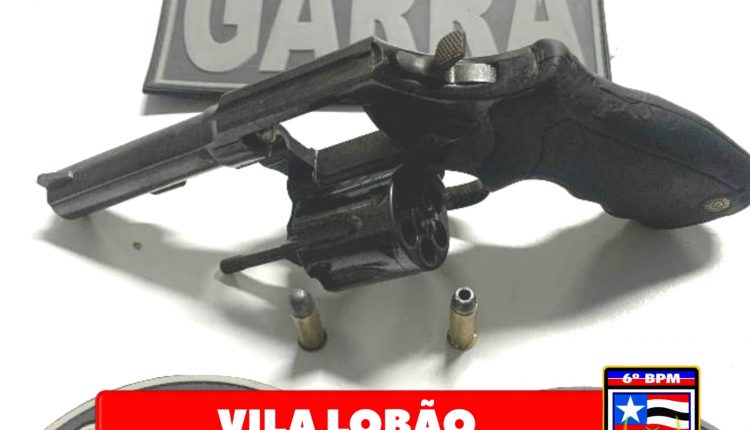 Menor infrator é preso com arma de fogo na Vila Lobão