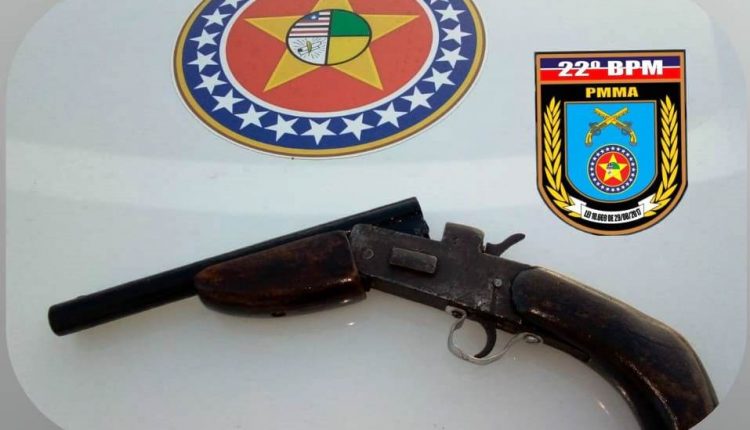 Três indivíduos são presos com arma de fogo em Paço do Lumiar