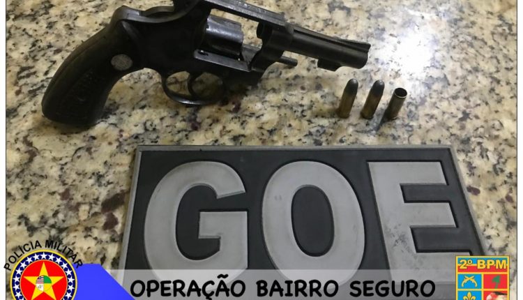 Polícia Militar apreende duas armas de fogo durante operação Bairro Seguro em Caxias-MA