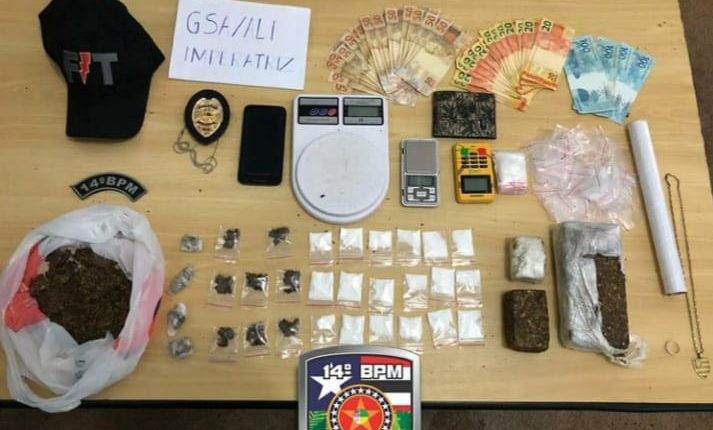 Polícia Militar apreende drogas em Imperatriz