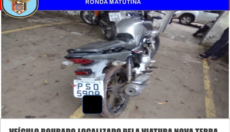 VEICULO ROUBADO É APREENDIDO POR POLICIAIS MILITARES DO 13º BPM