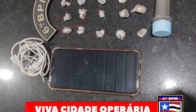 HOMEM É PRESO COM DROGAS NA CIDADE OPERÁRIA