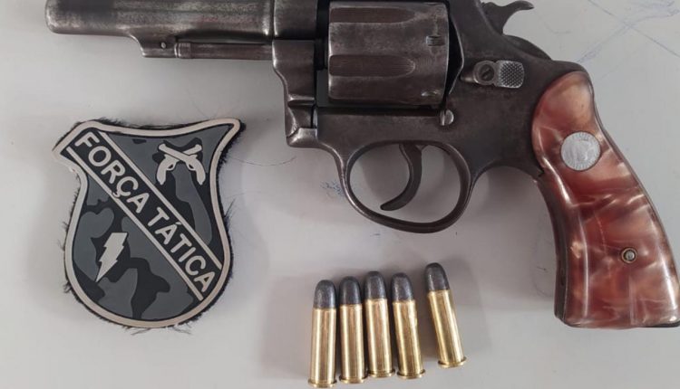 17º BPM APREENDE ARMA DE FOGO NO BAIRRO SANTO ANTÔNIO EM CODÓ