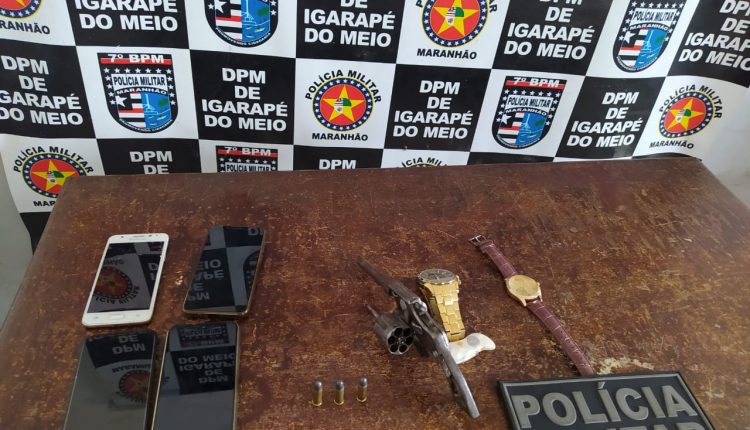 HOMEM É PRESO SUSPEITO DE COMETER ASSALTO EM IGARAPÉ DO MEIO