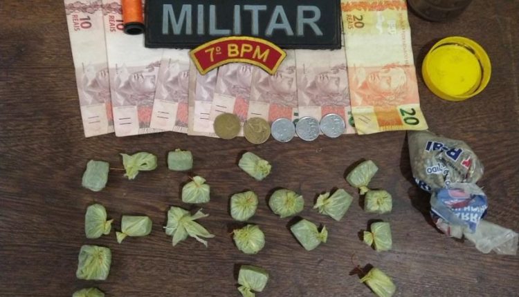 EM SÃO JOÃO DO CARU HOMENS SÃO PRESOS POR TRÁFICO DE DROGAS