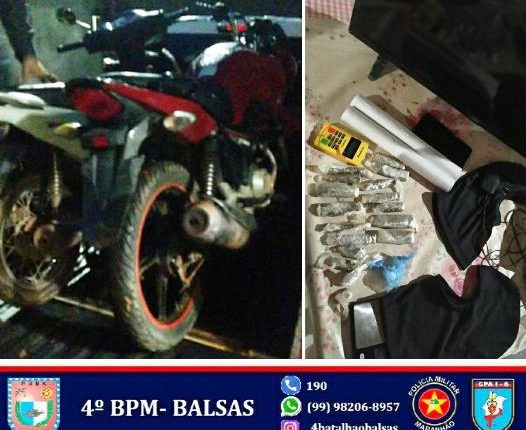 Operação conjunta das Polícias em Alto Parnaíba prendem receptadores,  apreendem drogas e recuperam motocicletas roubadas