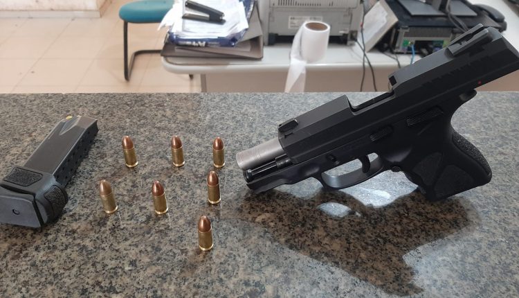 Polícia Militar prende homem com arma de fogo em Cantanhede
