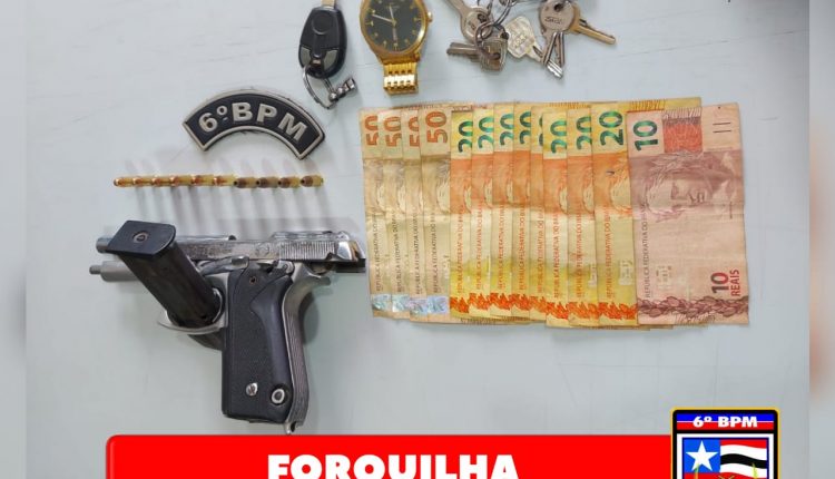 Polícia Militar prende dupla de assaltantes com arma de fogo em São Luís