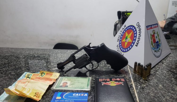 Polícia Militar prende homem com arma de fogo em Açailândia