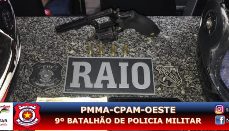 Polícia Militar prende dupla com arma de fogo no Bairro de Fátima em São Luís