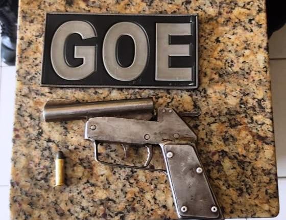 GRUPO DE OPERAÇÕES ESPECIAIS DA PMMA APREENDE ARMA DE FOGO EM CAXIAS-MA