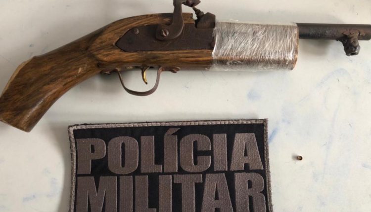 PMMA apreende arma de fogo em Codó-MA