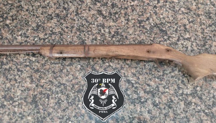Duas armas de fogo foram apreendidas por policiais militares da 30º BPM em Buriticupu