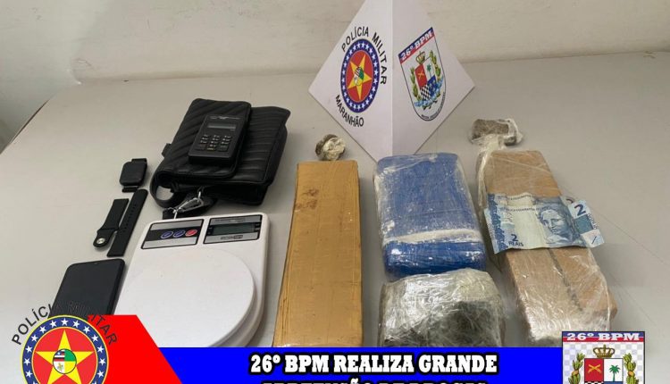 Polícia Militar realiza grande apreensão de drogas em Açailândia