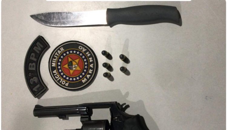 TRÊS HOMENS SÃO PRESOS COM ARMA DE FOGO EM SÃO JOSÉ DE RIBAMAR