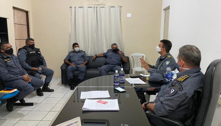 COMANDANTE DO 2º BPM REALIZA PRIMEIRA REUNIÃO TÉCNICA EM CAXIAS-MA