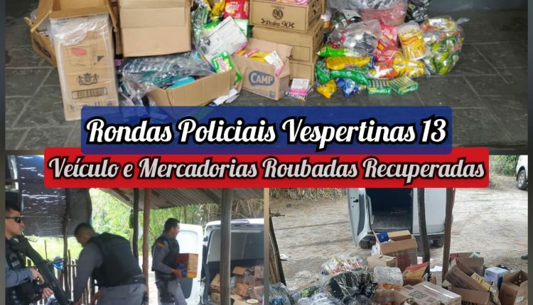 POLÍCIA MILITAR RECUPERA VEÍCULO E MERCADORIAS  QUE HAVIAM SIDO ROUBADOS NO BAIRRO NOVA TERRA EM SÃO JOSÉ DE RIBAMAR