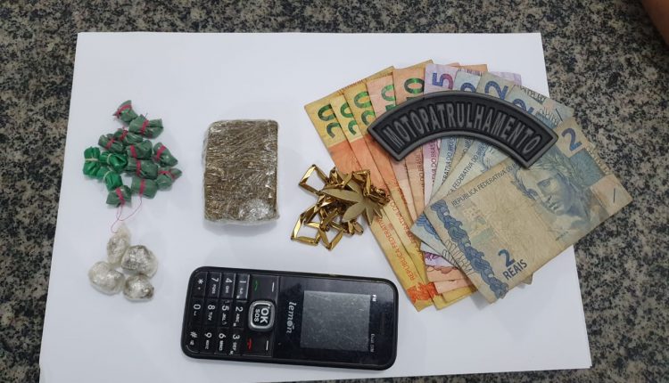 POLÍCIA MILITAR PRENDE SUSPEITO DE TRAFICO DE DROGAS EM PINDARÉ MIRIM