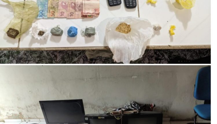 HOMEM É PRESO SUSPEITO DE TRÁFICO DE DROGAS EM PAULINO NEVES-MA