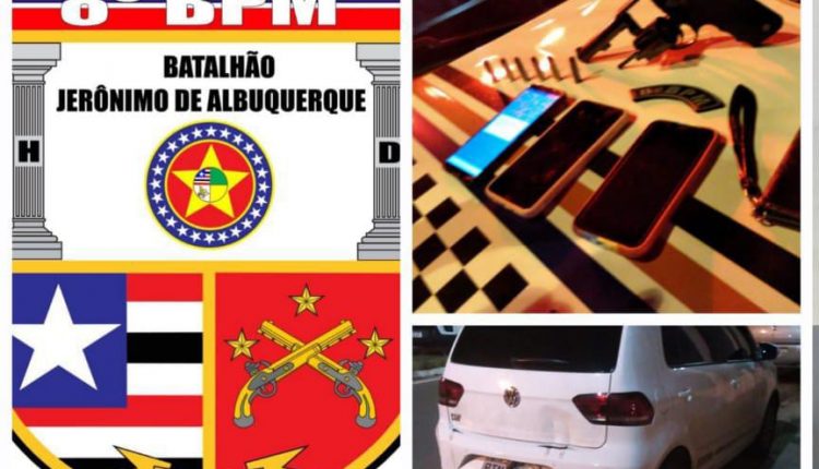 Ações da PM prendem criminosos com arma de fogo e simulacro na Grande São Luís