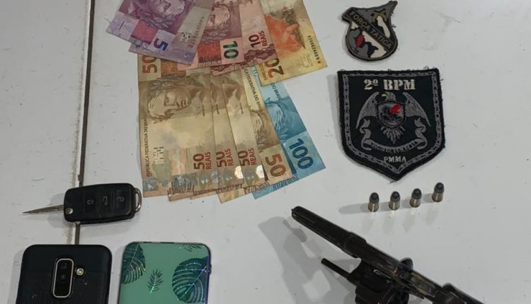 PMMA APREENDE ARMA DE FOGO, PRENDE SUSPEITO DE ASSALTOS E RECUPERA MOTO ROUBADA
