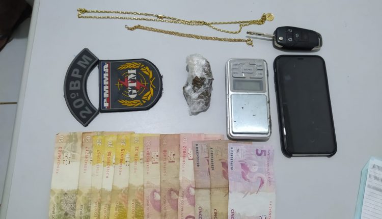 Grupo Tático da PMMA prende suspeito de tráfico no Planalto