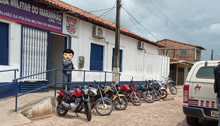 Polícia militar realiza “Operação Silêncio” e apreende motocicletas em Cururupu-MA