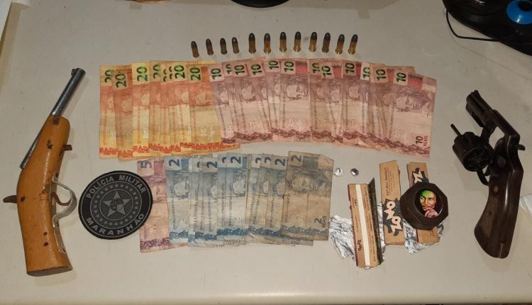 Polícia Militar apreende armas, munições e entorpecentes em Cândido Mendes-MA