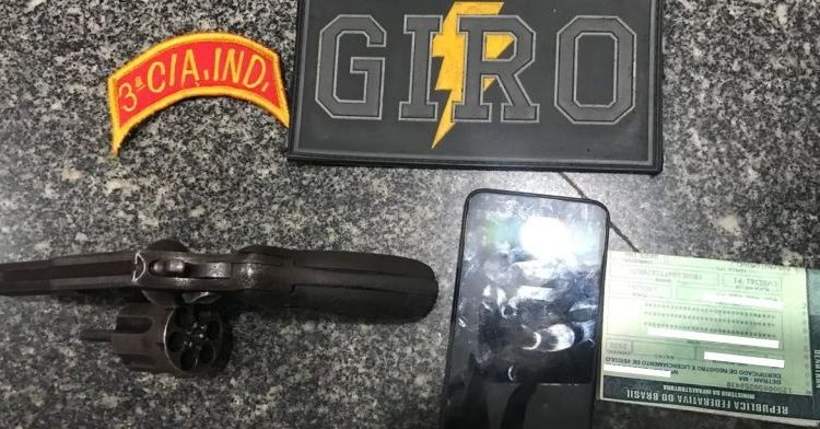 PMMA apreende arma de fogo no Coroadinho