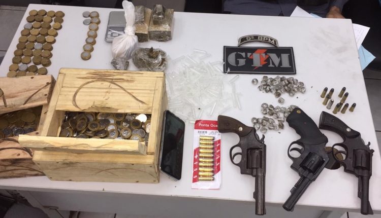 Grupo Tático da Polícia Militar do Maranhão apreende entorpecentes na Vila Palmeira