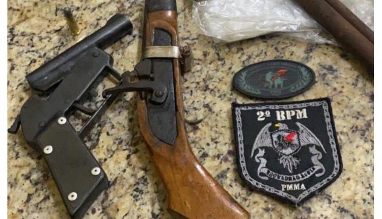 Guarnição do 2° BPM apreende armas de fogo e entorpecentes em Caxias – MA