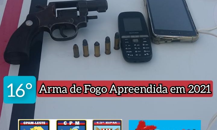 Operação do 13º BPM prende homem acusado de assalto com arma de fogo