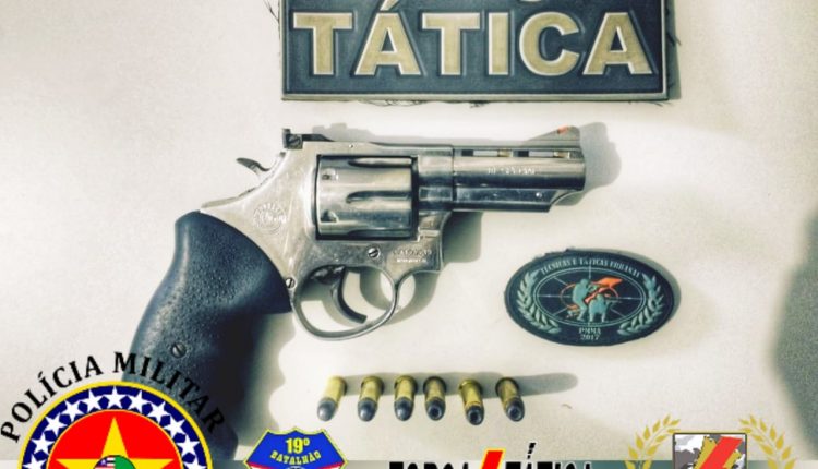 Duas armas de fogo apreendidas em menos de 24h pelo 19⁰ BPM em Pedreiras