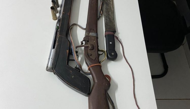 Três armas de fogo apreendidas em menos de 24h pela PM em Coroatá