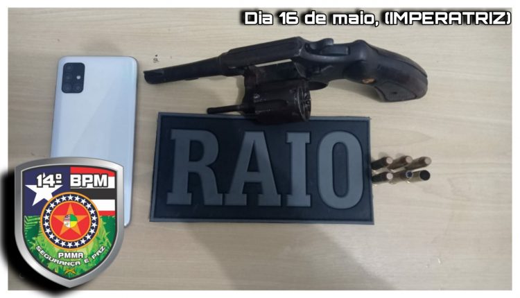 PMMA prende suspeitos por porte ilegal de arma de fogo