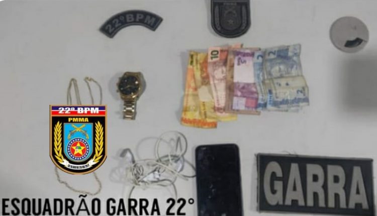 Policiais militares localizam e apreendem smartphone roubado no Maiobão