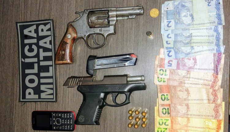 Polícia Militar prende suspeitos e apreende armas de fogo em Morros-MA