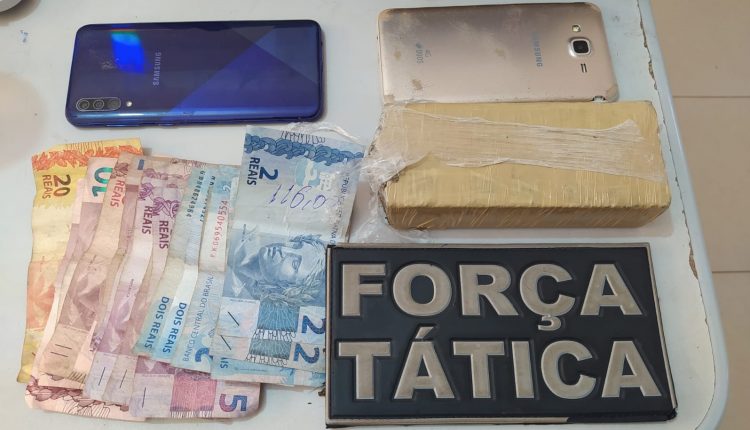Polícia Militar apreende 500 gramas de entorpecente na Invasão do açude
