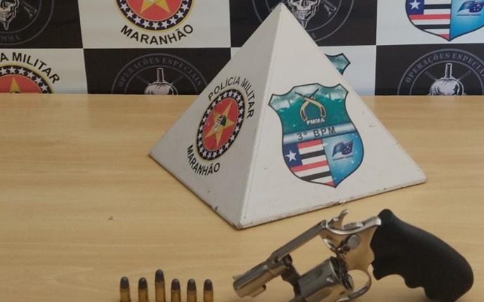 Polícia Militar prende suspeito por posse ilegal de arma de fogo em Imperatriz-MA