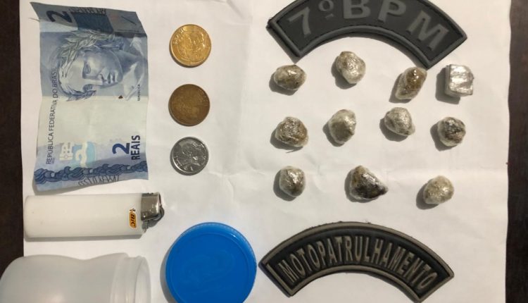 Policiais militares do 7º BPM apreendem entorpecentes em Pindaré