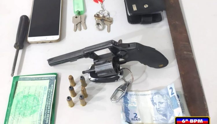 Homens que roubaram veículo e fizeram motorista de refém são presos por policiais do 6⁰BPM
