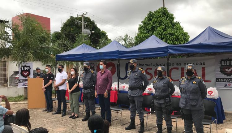 Universal nas Forças Policiais e PMMA promovem ação solidária na 1ª CI, na Divineia