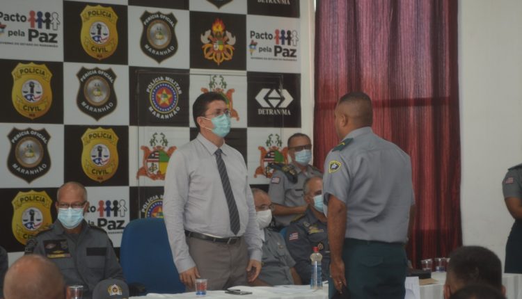 Secretário Jefferson Portela preside formatura de novos soldados da PMMA que irão reforçar o policiamento no interior