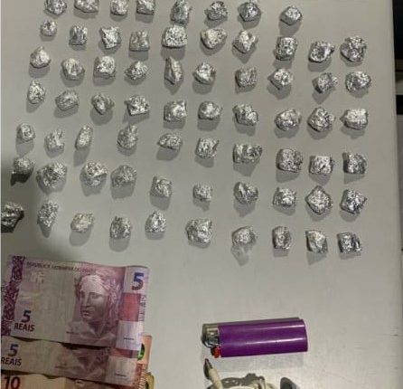 Polícia Militar conduz suspeito de tráfico de drogas em Paço do Lumiar-MA