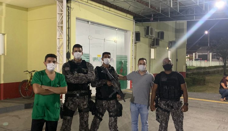 Criança engasgada é salva por policiais militares do BPChoque, no Maiobão