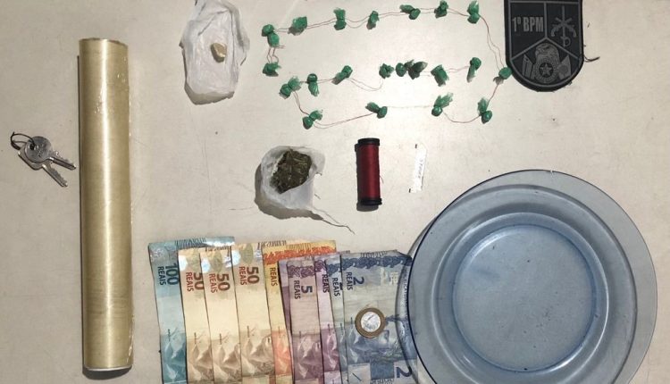 PMMA prende suspeito de traficar drogas no Anjo da Guarda