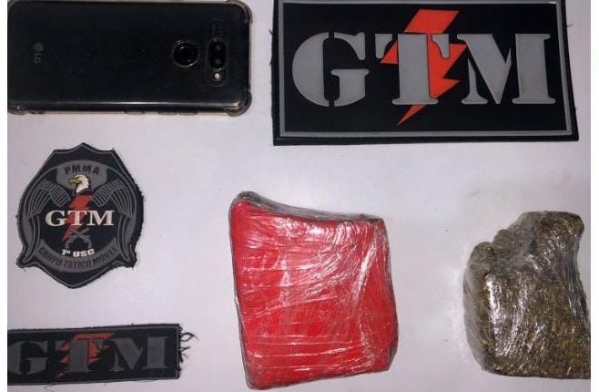 Policiais militares prendem suspeito por tráfico de entorpecentes no Sol e Mar