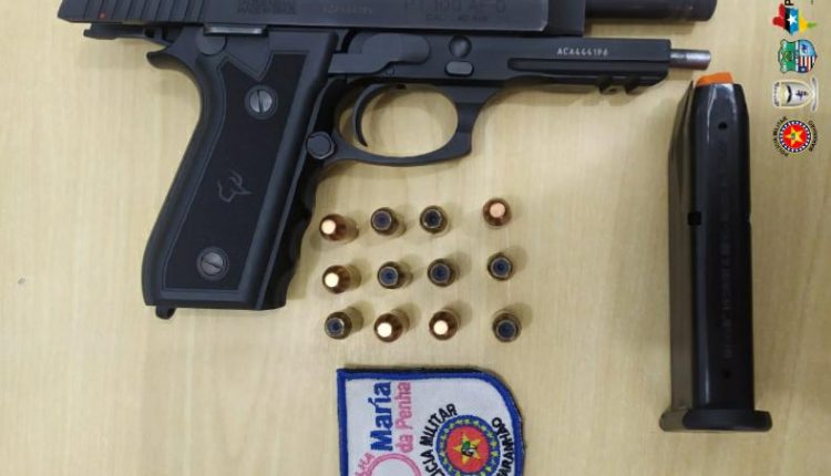 Policiais militares apreendem arma de fogo na cidade de Imperatriz-MA