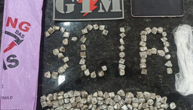 Polícia Militar apreende 140 papelotes de entorpecentes no Polo Coroadinho