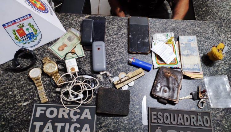 PMMA prende suspeitos de tráfico de entorpecentes em Açailândia